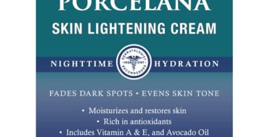 Porcelana Crema nocturna que desvanece manchas oscuras, cicatrices de acné, melasma y otras decoloraciones, unifica el tono facial, hidratante extremo con vitaminas y antioxidantes Porcelana Crema nocturna que desvanece manchas oscuras, cicatrices de acné, melasma y otras decoloraciones, unifica el tono facial, hidratante extremo con vitaminas y antioxidantes